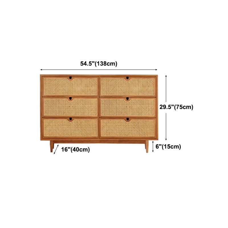 Gabinetto del soggiorno in legno in legno mobile moderno server buffet con archiviazione