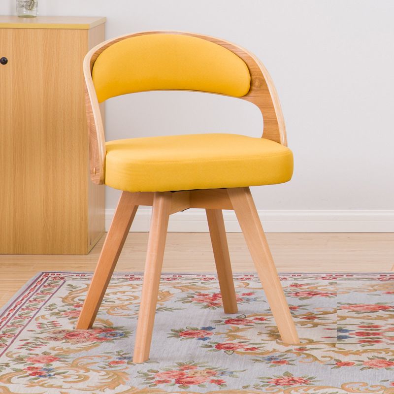 Contemporary Style Dining Chair Solid Wood Open Back Side Chair of 17" Wide for Home Clearhalo ' kitchen&dining_furn' 'Dining Chairs' 'Dining Tables & Seating' 'dining_chair' 'furn' 'furn_dining_chair' 'Furniture' 'furniture_dining_chair' 'Kitchen & Dining Furniture' 'kitchen' 1200x1200_0d9ef0d0-3efa-473f-b5b1-4034b4e400bb