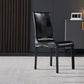 Modern Style Faux Leather Dining Side Chairs Metal Dining Chair for Restaurant Use