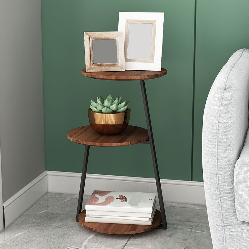 14.56 inch Wide Scandinavian Style Side End Table Metal Abstract Side Accent Table Clearhalo 'Coffee & Accent Tables' 'End & Side Tables' 'end_side_tables' 'furn' 'furn_end_side_tables' 'Furniture' 'Living Room Furniture' 1200x1200_0da31ac9-34ff-45bc-be91-bf9cf483cfac