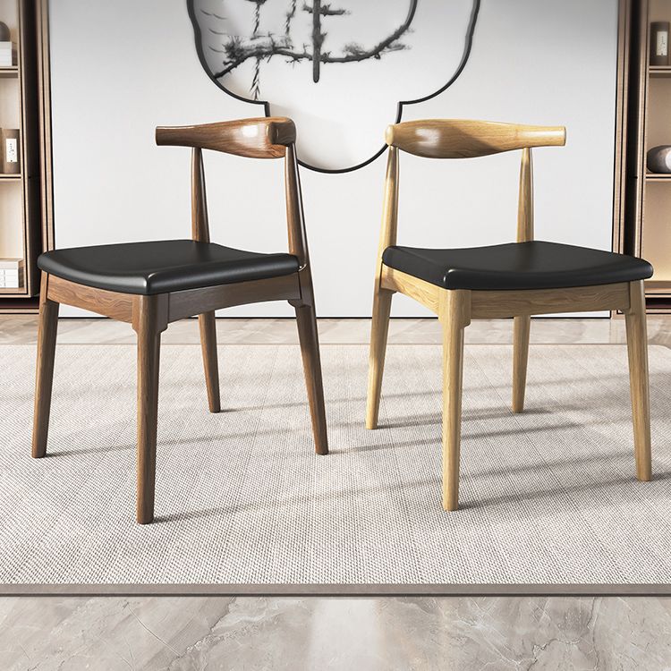 Contemporary Wood Indoor Open Back Dining Side Chair of 19'' Wide Dining Chair Clearhalo ' kitchen&dining_furn' 'Dining Chairs' 'Dining Tables & Seating' 'dining_chair' 'furn' 'furn_dining_chair' 'Furniture' 'furniture_dining_chair' 'Kitchen & Dining Furniture' 'kitchen' 1200x1200_0da436ed-8188-43d6-97c3-860c34f9a570