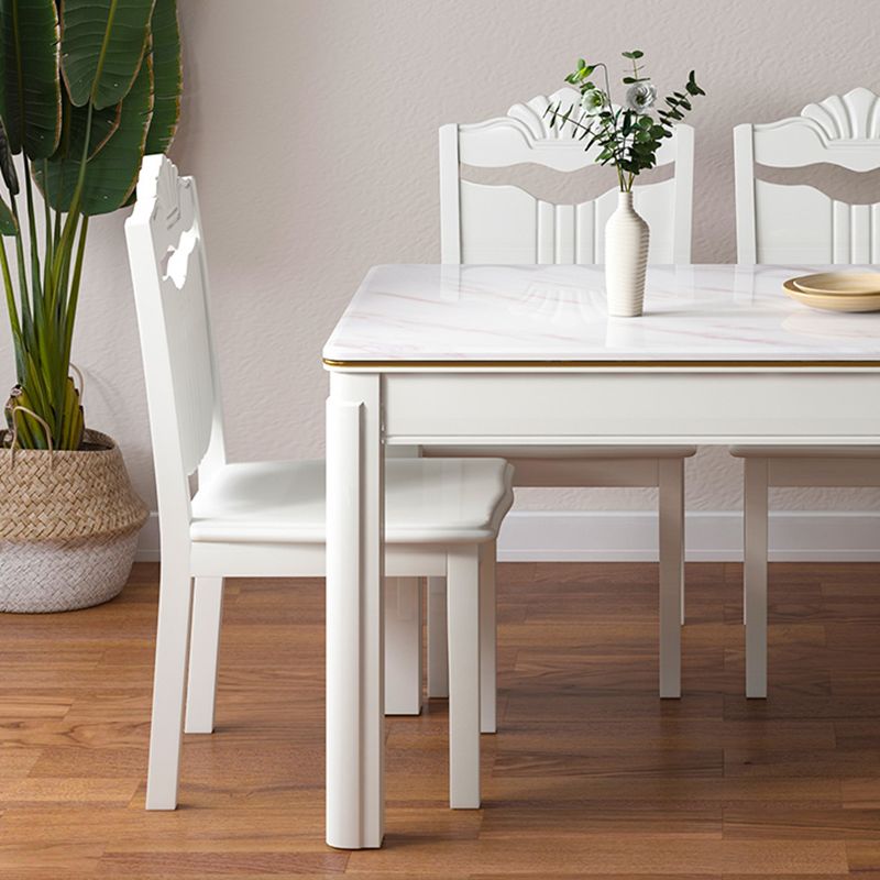 Modern Fixed Dining¬†Room¬†Table¬†Set Marble Top Dining Room Furniture for Restaurant Clearhalo 'Dining Room Sets' 'Dining Tables & Seating' 'dining_room_set' 'Furniture' 'furniture_dining_room_set' 'Kitchen & Dining Furniture' 'kitchen&dining_furn' 'kitchen' 1200x1200_0da5a5ed-f5bc-49c2-a45c-856d5cace435