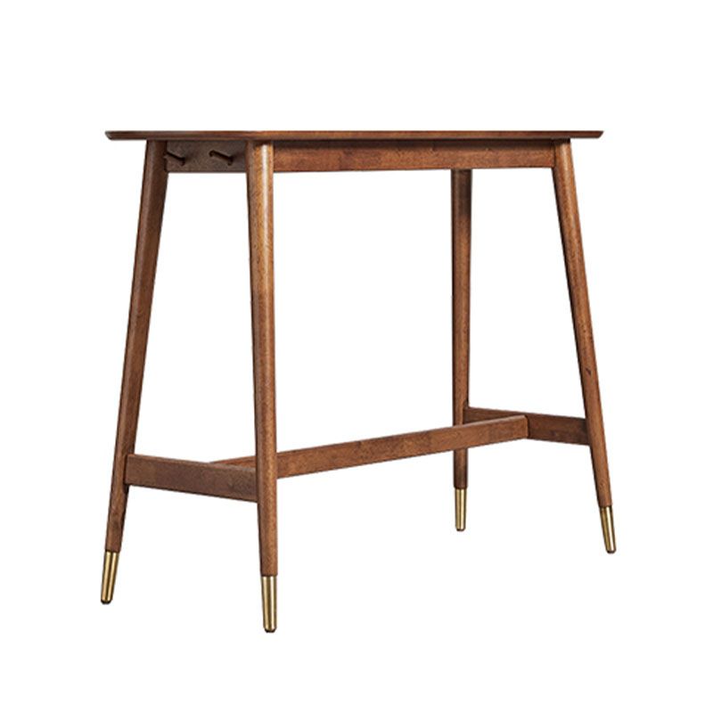 Industrial Style Natural Wood Bar Table Oval Top Indoor 40.75"H Bistro Table Clearhalo 'Bar Furniture' 'Bar Tables' 'bar_tables' 'furn' 'furn_bar_tables' 'Furniture' 'furniture_bar_tables' 'Kitchen & Dining Furniture' 'kitchen&dining_furn' 'kitchen' 1200x1200_0da7d777-4470-4715-b1ea-d9c4ebae5cce