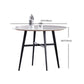 Modern Round Stone Dining Set 1/2/3/4 Pieces Dining Table Set with Padded Chairs Clearhalo 'Dining Room Sets' 'Dining Tables & Seating' 'dining_room_set' 'furn' 'furn_dining_room_set' 'Furniture' 'Kitchen & Dining Furniture' 1200x1200_0daaf7de-f4bb-4332-8a8b-fbcc8ba14d6d