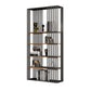 Modern Style 4-Shelf Bookshelf Open Black Shelf Bookcase for Study Room Clearhalo 'Bookcases' 'furn' 'furn_bookcases' 'Furniture' 'furniture_bookcases' 'kitchen' 'kitchen_bookcases' 'Living Room Furniture' 'Office Furniture' 1200x1200_0dad55de-d83c-42a0-b6d9-3c9e2e6a110f