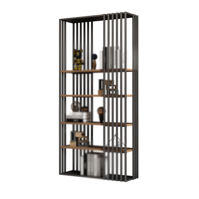 Modern Style 4-Shelf Bookshelf Open Black Shelf Bookcase for Study Room Clearhalo 'Bookcases' 'furn' 'furn_bookcases' 'Furniture' 'furniture_bookcases' 'kitchen' 'kitchen_bookcases' 'Living Room Furniture' 'Office Furniture' 1200x1200_0dad55de-d83c-42a0-b6d9-3c9e2e6a110f