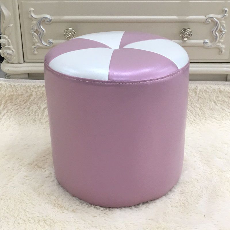 Purple Modern Round Pouf Stain Resistant Color Piece Pouf for Living Room Clearhalo 'furn' 'furn_ottomans_poufs' 'Furniture' 'Living Room Furniture' 'Ottomans & Poufs' 'ottomans_poufs' 1200x1200_0dafcb66-44c5-4960-a51b-e187ef9af3e8