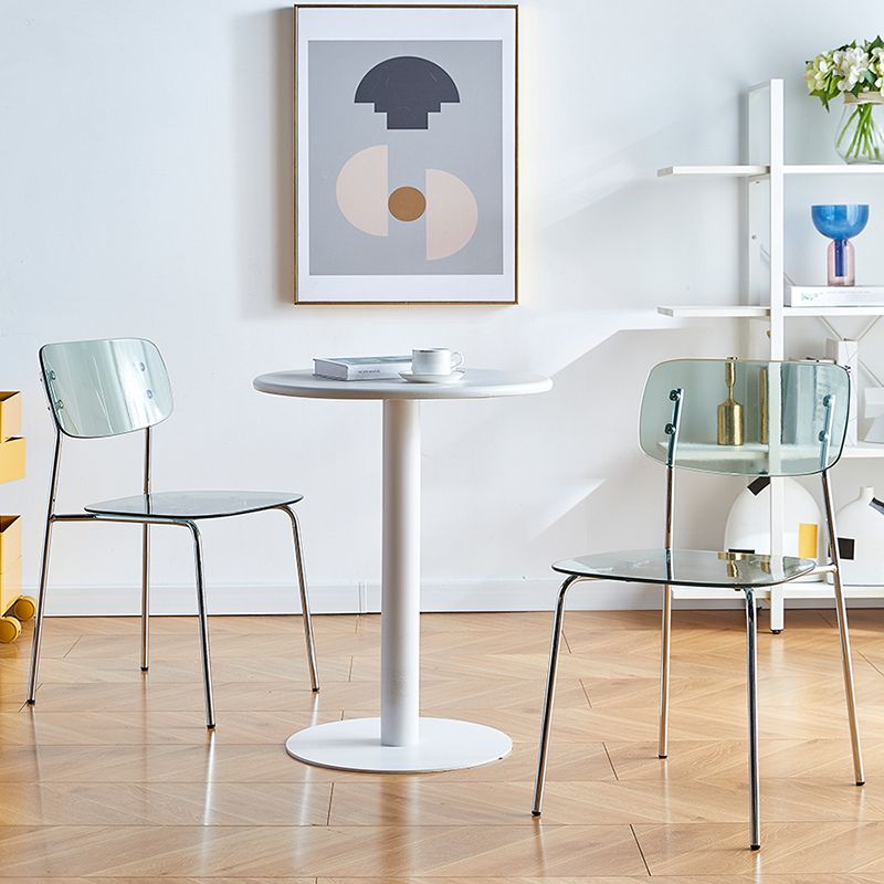 Modern Indoor-Outdoor Metal Dining Chair Home Armless Stacking Side Chair Clearhalo ' kitchen&dining_furn' 'Dining Chairs' 'Dining Tables & Seating' 'dining_chair' 'furn' 'furn_dining_chair' 'Furniture' 'furniture_dining_chair' 'Kitchen & Dining Furniture' 'kitchen' 1200x1200_0db23ec1-9fc4-42d1-b411-4396c62aa33b