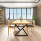 Industrial Pine Dining Room Set 1/4/5 Pieces Rectangle Dining Table Set Clearhalo 'Dining Room Sets' 'Dining Tables & Seating' 'dining_room_set' 'furn' 'furn_dining_room_set' 'Furniture' 'Kitchen & Dining Furniture' 1200x1200_0db32ee4-0107-402e-a3b5-f3d92a7966ef