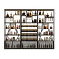 Gold and Black Floor Wine Glass Stemware Rack Holder Metal Wine Holder Rack Clearhalo 'furn' 'furn_wine_racks' 'Furniture' 'Kitchen & Dining Furniture' 'Wine Racks' 'wine_racks' 1200x1200_0db92048-d3ea-4b61-8c3f-ccacc882d462
