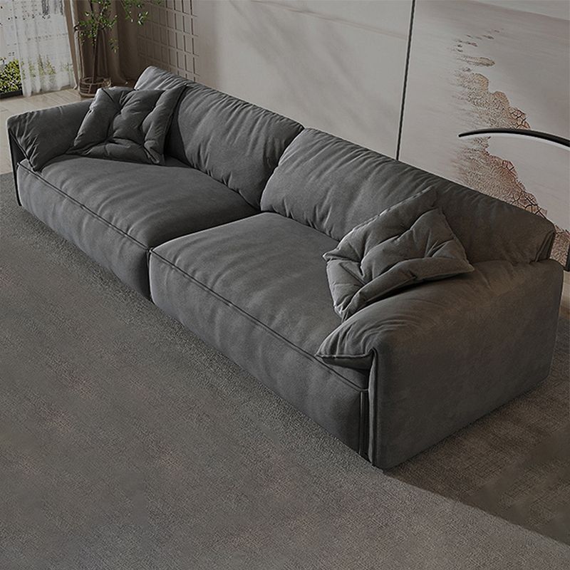 Sofá estándar de la almohada de la sala de estar contemporánea