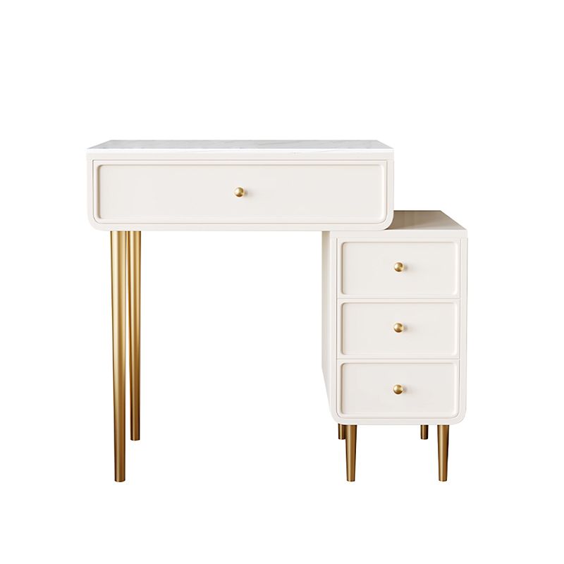 Luxurious Vanity Makeup Dressing Table Solid Wood Dresser with Metal Legs Clearhalo 'Bedroom Furniture' 'furn' 'furn_makeup_vanities' 'Furniture' 'Makeup Vanities' 'makeup_vanities' 1200x1200_0dbd4687-6f0d-498b-a77e-15ea17f38723