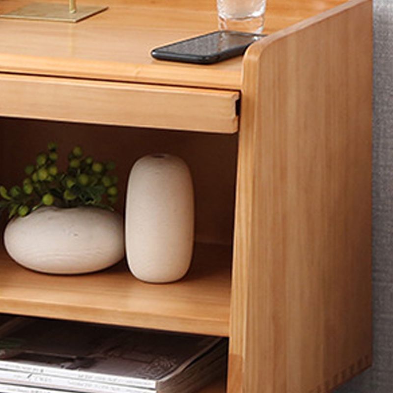 Contemporary Wood Accent Table Nightstand 21.65" Tall Bed Nightstand Clearhalo 'Bedroom Furniture' 'furn' 'furn_night_stand' 'Furniture' 'night_stand' 'Nightstands' 1200x1200_0dbe46cc-7369-44c4-826e-a59f45518a5b