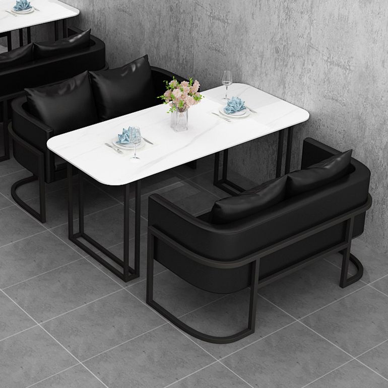 Traditional Luxury Dining Table White Sintered Stone Table with Metal Base for Dining Room Clearhalo ' dining_table' 'Dining Tables & Seating' 'Dining Tables' 'furn' 'furn_dining_table' 'Furniture' 'furniture_dining_table' 'Kitchen & Dining Furniture' 'kitchen&dining_furn' 'kitchen' 'kitchen_dining_table' 1200x1200_0dbe610a-570d-495a-8eab-988d407deb84
