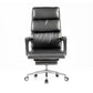 Black Contemporary Executive Chair Slide Tufted Managers Chair
