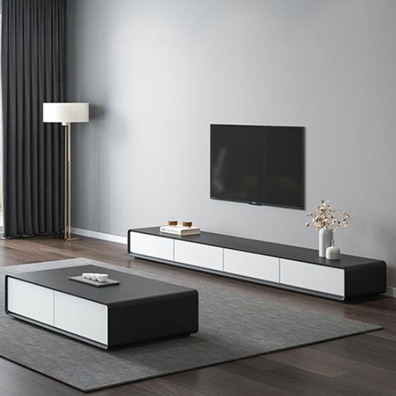 Contemporary 15.75-inch D TV Console Wooden TV Stand for TVs with Drawers Clearhalo 'furn' 'furn_tv_stands_entertainment_centers' 'Furniture' 'Living Room Furniture' 'TV Stands & Entertainment Centers' 'TV Stands & Media Storage Furniture' 'tv_stands_entertainment_centers' 1200x1200_0dbfe9a8-1a18-416a-909f-85534e27f5ab