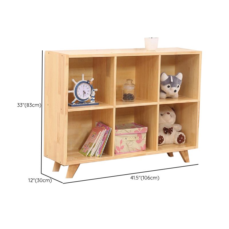 Contemporary Horizontal Shelf Bookcase Pine Bookshelf for Living Room Clearhalo 'Bookcases' 'furn' 'furn_bookcases' 'Furniture' 'Office Furniture' 1200x1200_0dc257bd-0fc5-4575-9f88-1b7a3e124d4e