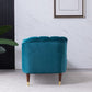 Solid Color Chaise Solid Wood Chaise Lounge Couch with One Armed