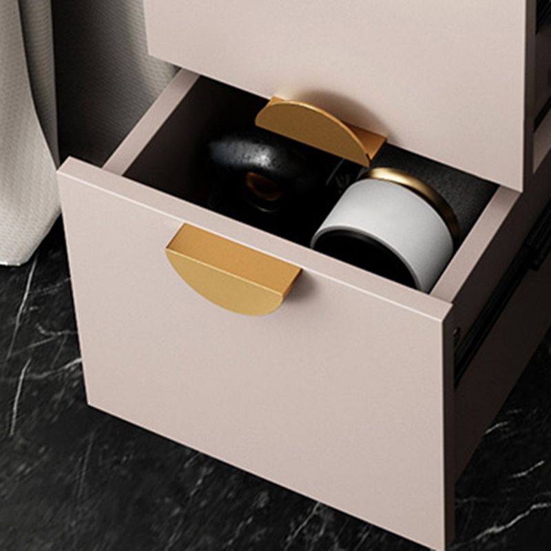 Glam Stone Top Bed Nightstand 2-Drawer Imitation Wood Legs Included Night Table Clearhalo 'Bedroom Furniture' 'furn' 'furn_night_stand' 'Furniture' 'night_stand' 'Nightstands' 1200x1200_0dc64032-e211-44ef-9234-918952e0094e