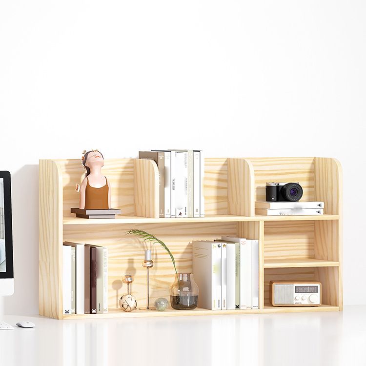 Natural Pine Wood Standard Bookshelf Modern Closed Back Bookshelf Clearhalo 'Bookcases' 'furn' 'furn_bookcases' 'Furniture' 'furniture_bookcases' 'kitchen' 'kitchen_bookcases' 'Living Room Furniture' 'Office Furniture' 1200x1200_0dc6b76e-1a47-4cc5-bd72-36fd973bc571