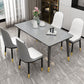 Industrial Kitchen Sintered Stone Table Standard Rectangle Dining Table with 4 Legs Base Clearhalo ' dining_table' 'Dining Tables & Seating' 'Dining Tables' 'furn' 'furn_dining_table' 'Furniture' 'furniture_dining_table' 'Kitchen & Dining Furniture' 'kitchen&dining_furn' 'kitchen' 'kitchen_dining_table' 1200x1200_0dc7ef69-2245-44d4-837b-e12c8b1283fe
