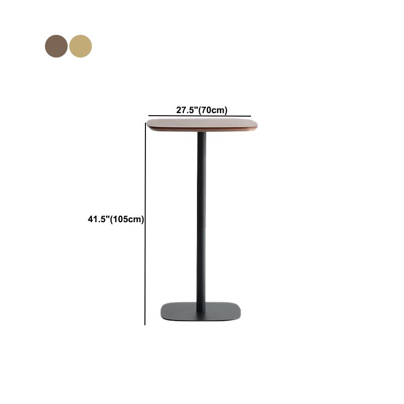 Holzstange Esstisch Quadratmeter Metall Stangenstab Heighöhe Pub Tisch