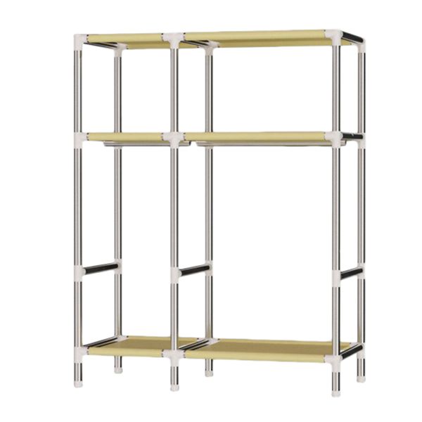 Hinged Wardrobe Closet with Legs Contemporary Wardrobe Armoire Clearhalo 'Armoires & Wardrobes' 'armoires_wardrobes' 'Bedroom Furniture' 'furn' 'furn_armoires_wardrobes' 'Furniture' 1200x1200_0dcc9007-9f9c-414a-8ba3-11a4e425312a