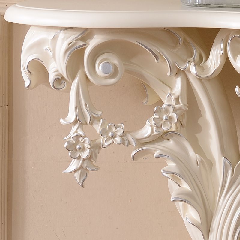 French Country Console Table Brown/Black/White/Gold Wooden Console Sofa Table Clearhalo 'Console Tables' 'console_tables' 'Entry & Mudroom Furniture' 'furn' 'furn_console_tables' 'Furniture' 1200x1200_0dcdc1bd-095f-4db3-8d57-24dcbbc75d3a