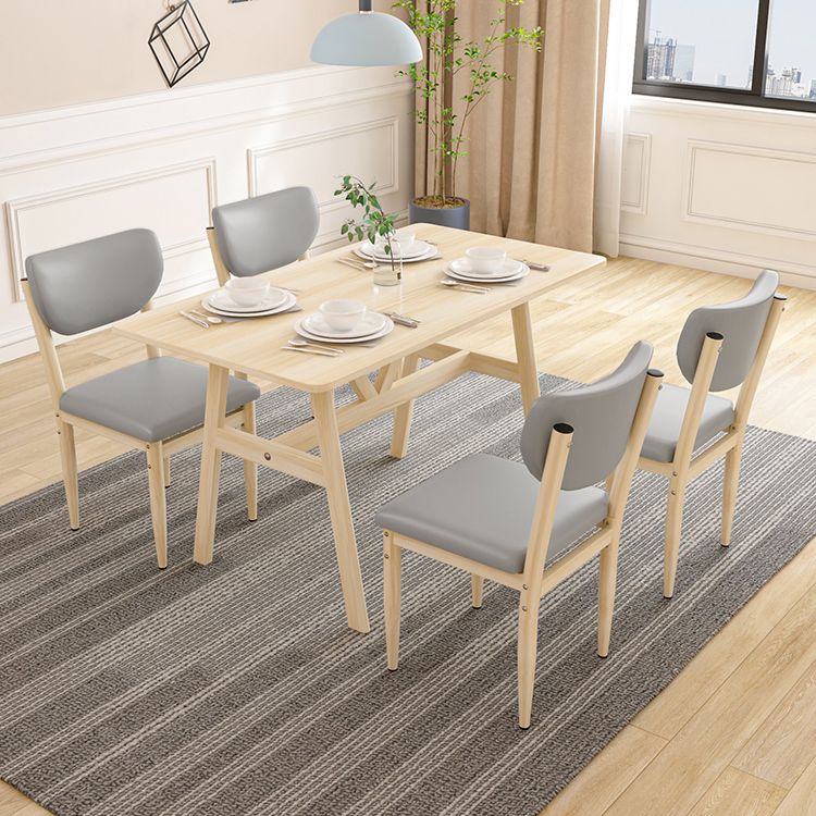 Scandinavian Home Side Chair Upholstered Open Back Metal Single Dining Chair Clearhalo ' kitchen&dining_furn' 'Dining Chairs' 'Dining Tables & Seating' 'dining_chair' 'furn' 'furn_dining_chair' 'Furniture' 'furniture_dining_chair' 'Kitchen & Dining Furniture' 'kitchen' 1200x1200_0dd156db-99dd-4dac-8909-dc1ee11480d6
