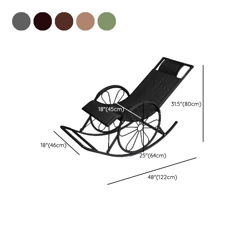 Chaise à bascule de roteur de style moderne chaise à bascule intérieure pour pause