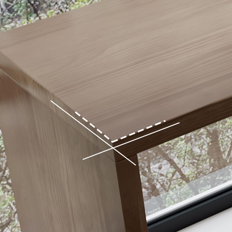 Modern Solid Wood Indoor Rectangle Double pedestal Bar Dining Table Clearhalo 'Bar Furniture' 'Bar Tables' 'bar_tables' 'furn' 'furn_bar_tables' 'Furniture' 'Kitchen & Dining Furniture' 1200x1200_0dd3d3f2-12ae-4964-851a-a74a4fcfd872