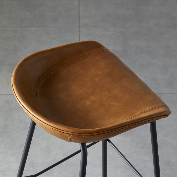 Sgabello da bar in ferro con bancone senza braccio moderno sgabello da bar con pedale per caffè