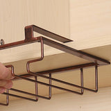 現代の吊りワイングラスラックメタルガラス＆ステムウェアホルダー用キッチン