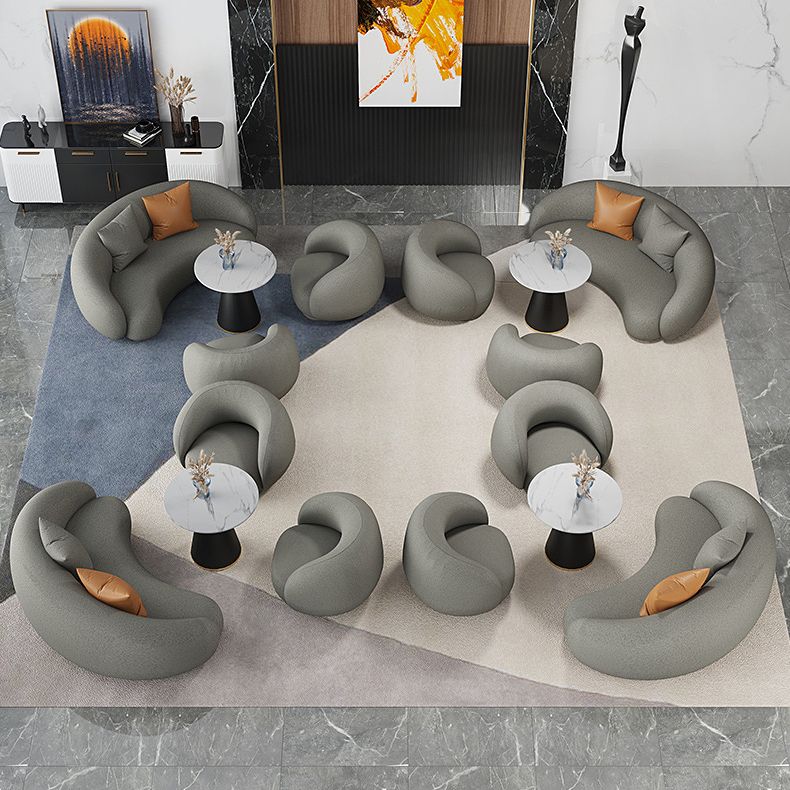 Metaal traditionele luxe ronde tafel wit gesinterde stenen binnen tafel voor thuis