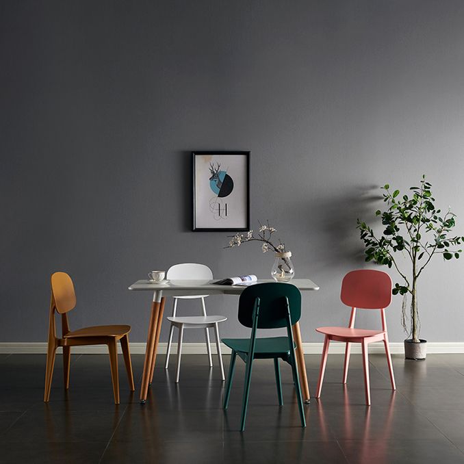 Contemporary Plastic Dining Chairs Open Back Dining Side Armless Chairs for Kitchen Clearhalo ' kitchen&dining_furn' 'Dining Chairs' 'Dining Tables & Seating' 'dining_chair' 'furn' 'furn_dining_chair' 'Furniture' 'furniture_dining_chair' 'Kitchen & Dining Furniture' 'kitchen' 1200x1200_0ddb8e0d-a263-4bd9-a0ce-5ec3817fc4a1