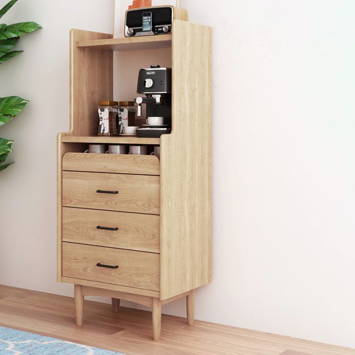 Mesa de 4 cajones de estilo moderno Mesa de comedor de madera para sala de estar para sala de estar