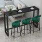 Glam Upholstered Counter Stool Bar-height Low Back Bar Stool with Metal Base Clearhalo 'Bar Furniture' 'Bar Stools' 'bar_stools' 'furn' 'furn_bar_stools' 'Furniture' 'Kitchen & Dining Furniture' 1200x1200_0dddcf4a-ba53-4c72-904b-684a47f835bc