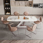 Nordic 1/4/5/7 Pieces Rectangle Dining Set Sintered Stone Top Dinette Table Set Clearhalo 'Dining Room Sets' 'Dining Tables & Seating' 'dining_room_set' 'furn' 'furn_dining_room_set' 'Furniture' 'Kitchen & Dining Furniture' 1200x1200_0ddee912-495b-4d46-8b2b-9cbdc5dfd311