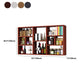 Contemporary Wooden Shelf Bookcase Wall Mounted Floating Bookcase