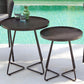 Mid-Century Metal Round Tray Top Side Table Iron Sled End Table Clearhalo 'Coffee & Accent Tables' 'End & Side Tables' 'end_side_tables' 'furn' 'furn_end_side_tables' 'Furniture' 'Living Room Furniture' 1200x1200_0de126f6-e5be-4c74-8bad-d4ab64554444