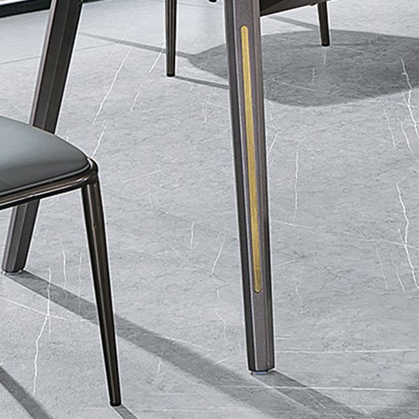 Juego de mesa redonda de estilo contemporáneo 1/2/5 Piezas de comedor para cocina