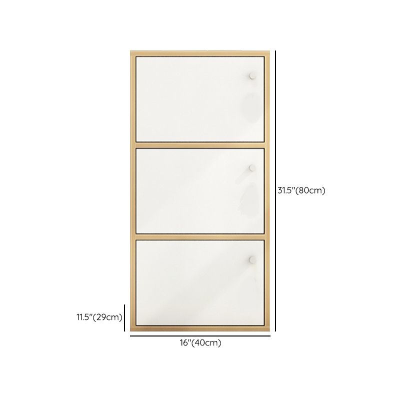 Lichte houten afwerking niet-hangende armoire moderne opbergkast voor thuis