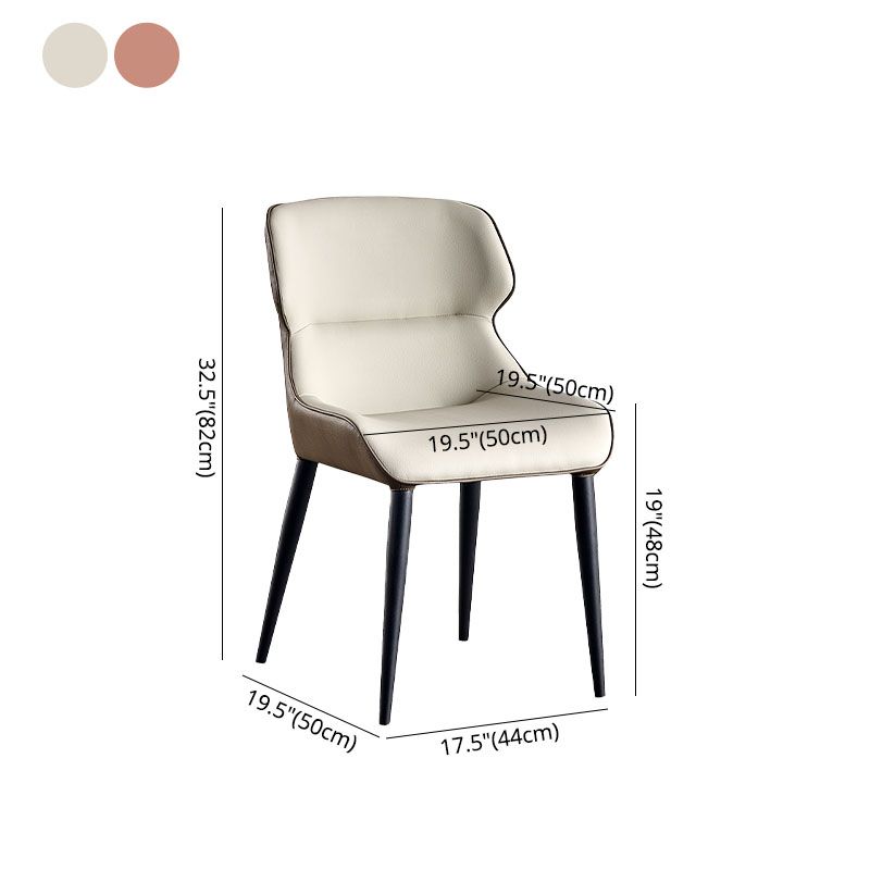 Modern Metal Dining Room Chair Wingback Arm Chair for Restaurant Use Clearhalo 'Dining Chairs' 'Dining Tables & Seating' 'dining_chair' 'furn' 'furn_dining_chair' 'Furniture' 'Kitchen & Dining Furniture' 1200x1200_0deb1c07-9695-481a-b89b-eb1074598b90