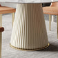 Metal Contemporary Round Dining Table Marble Top Table for Dining Room Clearhalo ' dining_table' 'Dining Tables & Seating' 'Dining Tables' 'furn' 'furn_dining_table' 'Furniture' 'furniture_dining_table' 'Kitchen & Dining Furniture' 'kitchen&dining_furn' 'kitchen' 'kitchen_dining_table' 1200x1200_0dedf22e-33ce-41b4-8b61-cb0496f79912
