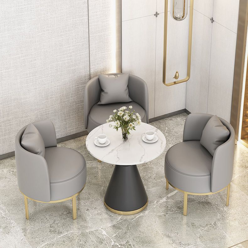 Luxury Sintered Stone Top Dining Table Indoor Round Table with Metal Pedestal Clearhalo 'Dining Tables & Seating' 'Dining Tables' 'dining_table' 'furn' 'furn_dining_table' 'Furniture' 'furniture_dining_table' 'Kitchen & Dining Furniture' 'kitchen' 'kitchen_dining_table' 1200x1200_0dee6b41-b036-4560-8448-e3bc561bf112