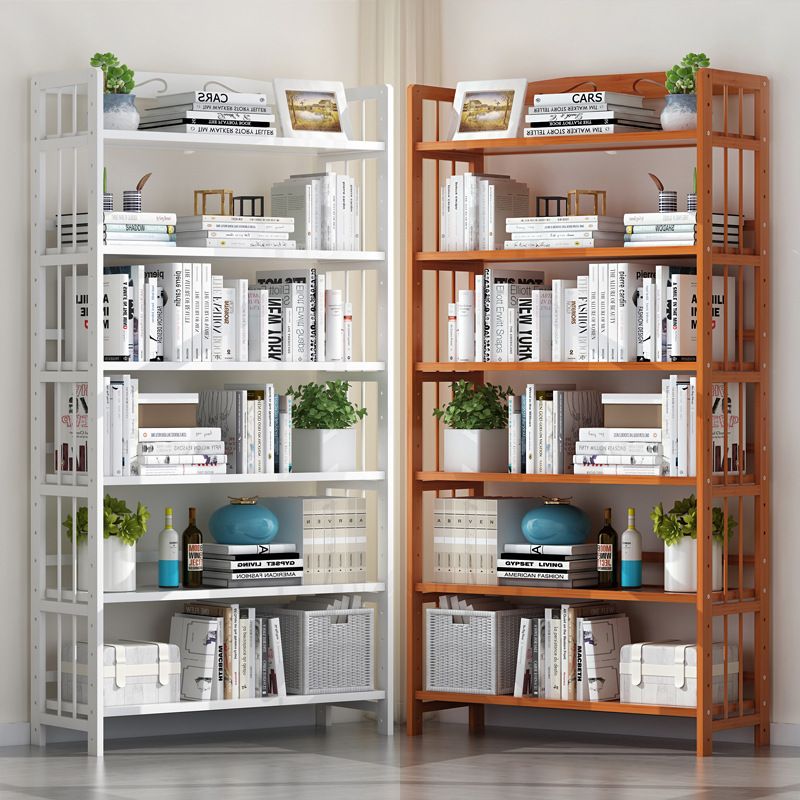 Contemporary Manufactured Wood Etagere Bookshelf Vertical Open Bookcase Clearhalo 'Bookcases' 'furn' 'furn_bookcases' 'Furniture' 'furniture_bookcases' 'Office Furniture' 1200x1200_0deed9e4-616c-4534-9fc7-aac81ea33b60