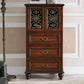 Traditionele ladekast van massief hout met een breedte van 15,6 inch