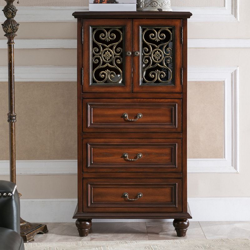 Traditionele ladekast van massief hout met een breedte van 15,6 inch