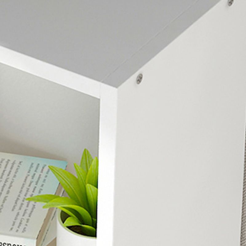 White and Natural Standard Bookshelf Manufactured Wood Bookshelf for Home Clearhalo 'Bookcases' 'Furniture' 'furniture_bookcases' 'kitchen' 'kitchen_bookcases' 'Living Room Furniture' 'Office Furniture' 1200x1200_0df11eb2-74a8-4983-9c11-2750242f2c24