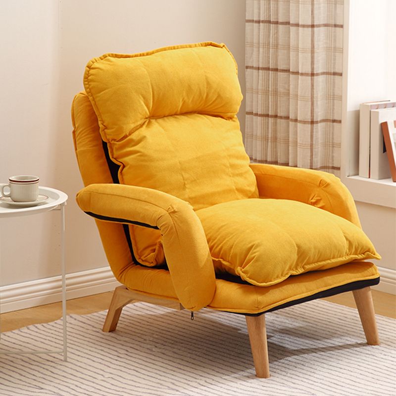 Contemporary Fabric Removable Cushions With Loose Cover Lounge Chair